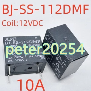 5PCS New BJ-SS-112DMF Coil:12V-320Ω-10A  4-pin Relay #TT - Picture 1 of 1