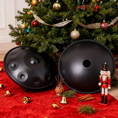 440Hz Steel Tongue Drum Percussion Instrument Handpan Drum in D Minor 9 Notes - Image 1 of 4