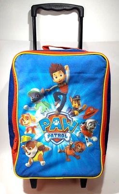 Nickelodeon Paw Patrol Kids Roller Bag Luggage 18x12x7 - Image 1 of 4