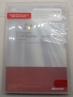 Microsoft Windows Small Business Server 2008 Std With SP2 & 5 CALs Product Key - Image 1 of 3