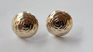 14kt Gold Kuppel Ohrringe 2,8gr - Bild 1 von 6