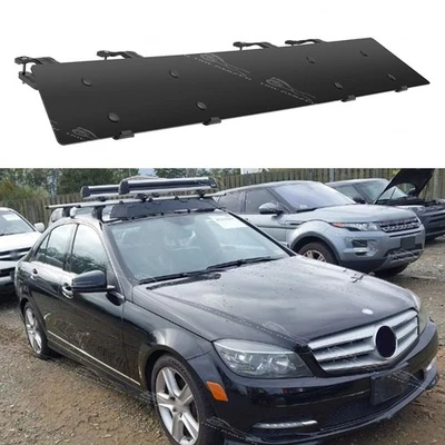 Para Mercedes Benz W204 W205 Baca de techo Barras transversales Parabrisas Carenado de aire Deflector Foto 1 de 4