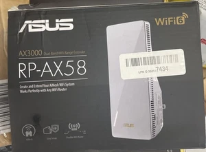 ASUS RP-AX58 AX3000 Wireless Dual-Band Range Extender - Picture 1 of 2