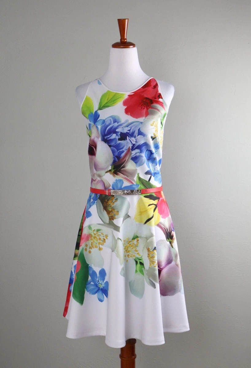 Ted Baker フローラルドレス UK 8 Ted Baker Floral Dresses for Women