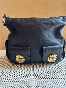 Marc Jacobs Collection 'Blake' Black Multi-Pocket Hobo Bag Gilmore Style - Picture 1 of 10