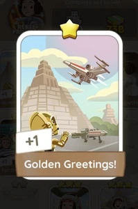 Golden Greetings - Monoply Go Sticker Fast Sending!! - Picture 1 of 1
