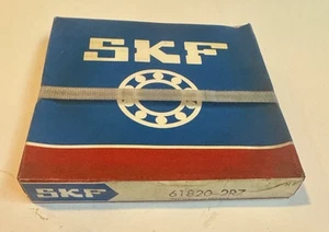 SKF 61820-2RZ DEEP GROOVE BALL BEARING NOS - Picture 1 of 1