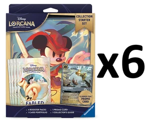 Disney Lorcana Fabled Collection Starter Set 6-Box CASE FACTORY SEALED! - Picture 1 of 1