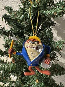 Vintage taz tasmanischer Teufel handlicher Mann Weihnachtsschmuck - Bild 1 von 2