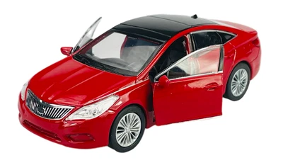 WELLY HYUNDAI AZERA GRANDEUR RED 1:34 DIE CAST METAL MODEL NEW IN BOX - Image 1 of 4