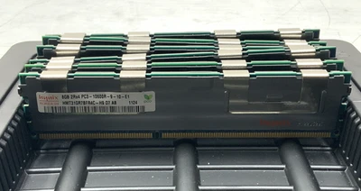 Lot of 6 - Hynix 8GB 2Rx4 PC3-10600R DDR3 Server Memory | HMT31GR7BFR4C-H9 - Image 1 of 4