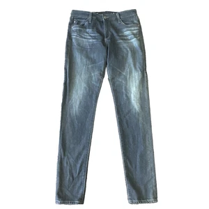 Jeans donna Adriano Goldschmied AG The Farrah skinny lavaggio scuro denim blu 28 R - Foto 1 di 12