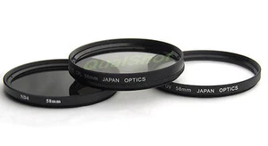 58mm Neutral Density ND4-UV-CPL Polarizer Lens Filter Kit For NIKON D70 D60  - Picture 1 of 1
