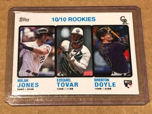💥⚾️2024 Topps Rockies Rookies Stadium Exclusivo 10/10 Tovar, Jones, Doyle RC ⚾️💥 - Imagen 1 de 2