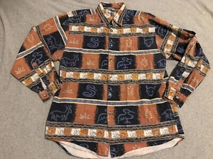 Territory Ahead Aztec Tribal Southwestern Navajo Shirt XL - Picture 1 of 5