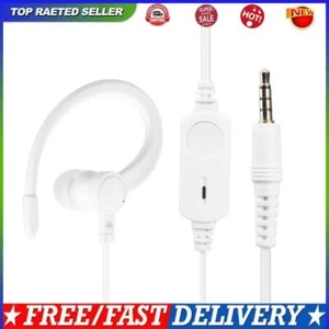 3,5-mm-Stecker, 1,2 m, Headset, PTT-Mikrofon, Ohrhörer, Ohrhörer, Ohrbügel für X - Zdjęcie 1 z 11