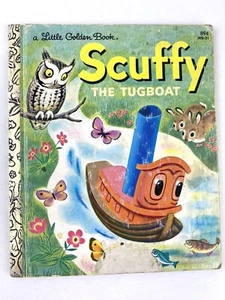 Scuffy The Tugboat A Little Golden Book 305-31 28th Printing 1981 - Imagen 1 de 12