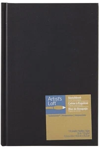 Artist Loft Sketchbook 5.5 x 8  “Beige” 80 Pages “ The Future is Bright “ - Picture 1 of 4