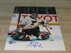 Grant Fuhr Signed St. Louis Blues 8x10 Photo Autographed Beckett BAS COA 1A - Picture 1 of 4