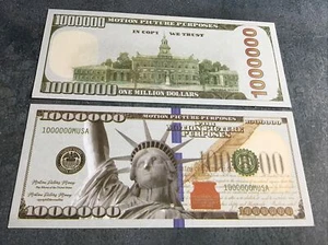 One Million Dollar Statue of Liberty Novelty Banknote - Picture 1 of 1