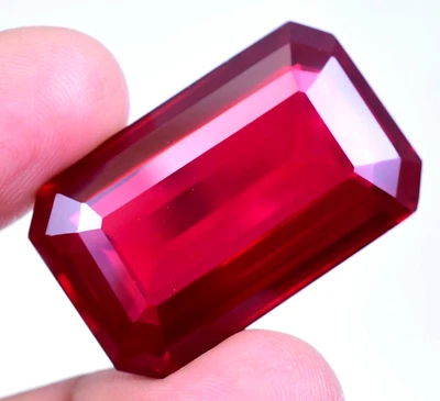 88.90 Ct Natural Blood Red Mozambique Ruby AGL CERTIFIED GIGANTIC Gemstone - Image 1 of 4