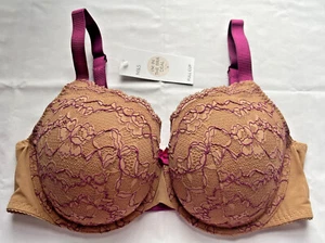 Ex M&S Ladies Womens Rich Amber Lace Underwired Plunge Bra Variety RRP £12 - Picture 1 of 4
