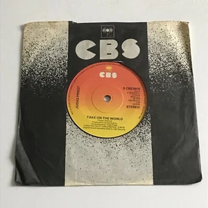 Judas Priest - Take On The World/Starbreaker 7" Vinyl Record - S CBS 6915 VG+ - Picture 1 of 3