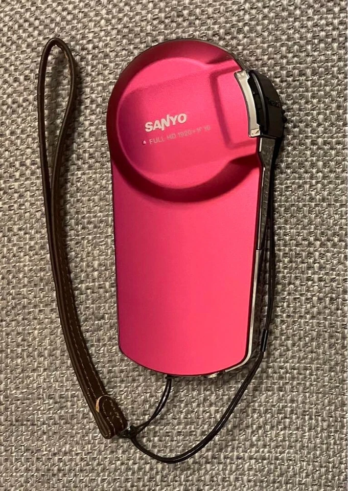 Sanyo Xacti DMX-CS1 Digital  Camera Camcorder Pink Used Japan Tested - Image 1 of 4