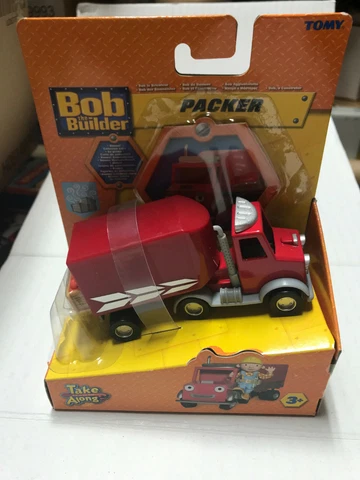 Bob the Builder Take Along PACKER die-cast vehicle by TOMY LC65118 - New Cover