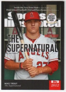 2021 Topps X Sports Illustrated Mike Trout #1 Baseball Card(PR:17,936) - Picture 1 of 3