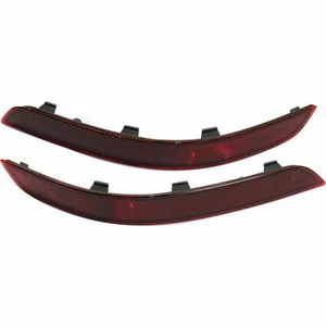 New Set Of 2 Fits MERCEDES-BENZ GLK-CLASS 13-15 Rear L & R Side BMP Reflector - Picture 1 of 7