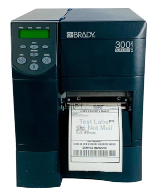 TESTED Brady 300MVP Plus Thermal Transfer Label Printer 300dpi Serial Parallel - Image 1 of 4
