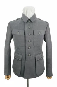 WW2 German M43 Heer Unteroffizier grau Gabardine Tunika Feldbluse - Bild 1 von 3