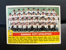 1956 Topps Kansas City Athletics...Your Choice