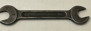 Controlled Steel 19/32" & 11/16" Double Open End Wrench Drop Forged Made In USA - Picture 1 of 9
