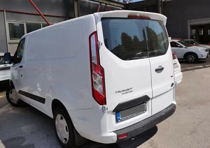 DACHSPOILER HINTEN V.1 SCHEUNENTORE FÜR FORD TRANSIT CUSTOM (2012-) PU UNGRUNDIERT - Bild 1 von 2