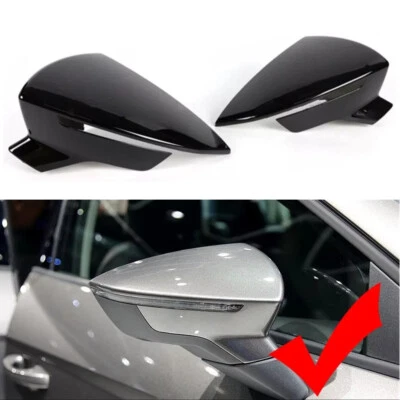 Tapa de espejo negro brillante para Seat Leon Lion 5F III Ibiza 6F KJ1 Arona KJ7 Foto 1 de 4