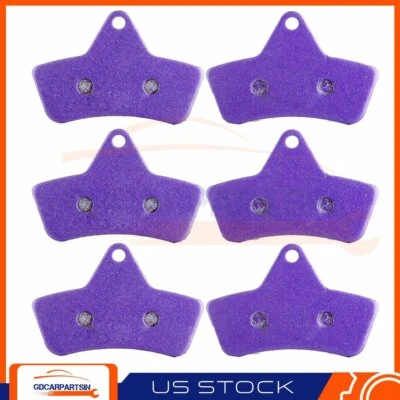 Fits 2000 2001 2003 2004 Arctic Cat 4X4 400 3 Pairs Brake Pads Front and Rear - Image 1 of 4