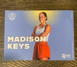 MADISON KEYS UNSIGNED 2023 WESTERN & SOUTHERN PROMO CARD - Picture 1 of 2