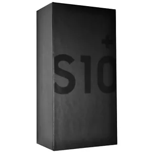 BNIB Samsung Galaxy S10+ Plus 4G Ceramic Black 128GB + 8GB Dual-SIM Unlocked OEM - Picture 1 of 2