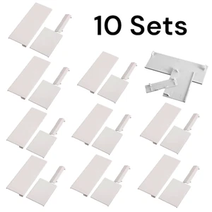 10er Set Weiß Ersatz Tür Memory Slot Abdeckung Deckel für Nintendo Wii Konsole - Bild 1 von 3