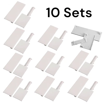 LOOT HIVE 10 Set White Replacement Door Memory Slot Cover Lid for Nintendo Wii Console