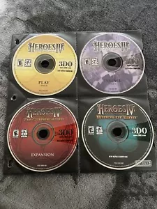 RARE PC GAME- HEROES OF MIGHT AND MAGIC IV (4) And V (5) & Expansion *Discs Only - Picture 1 of 6