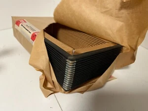 NOS Akkordeon Faltenbalg 13,5x25,5 cm - schwarz & braun, Vintage Ersatzteil, unbenutzt - Bild 1 von 5