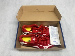 Mizuno Heist IQ Baseball Metal Cleats Men's Size 8 320501-1000 Red - Picture 1 of 7