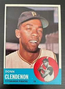 1963 Topps Baseball #477 Donn Clendenon - Imagen 1 de 2