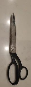 Vintage Wiss 9" Model CB9 Pinking Shears Zig Zag USA Zig Zag Scissors - Picture 1 of 5