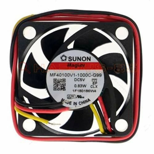 SUNON MF40100V1-1000C-G99 5V 0.83W 4010 4CM 3-pin silent magnetic cooling fan - Image 1 of 1