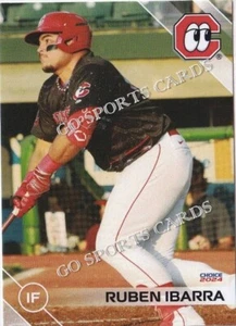 2024 Chattanooga Lookouts Ruben Ibarra RC Rookie Reds Minor Card - Bild 1 von 1
