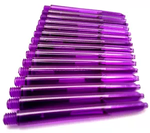 Darts Stems Dart Shafts Polycarbonate Purple 5 sets / 15 pcs Value Pack 48mm - Picture 1 of 8